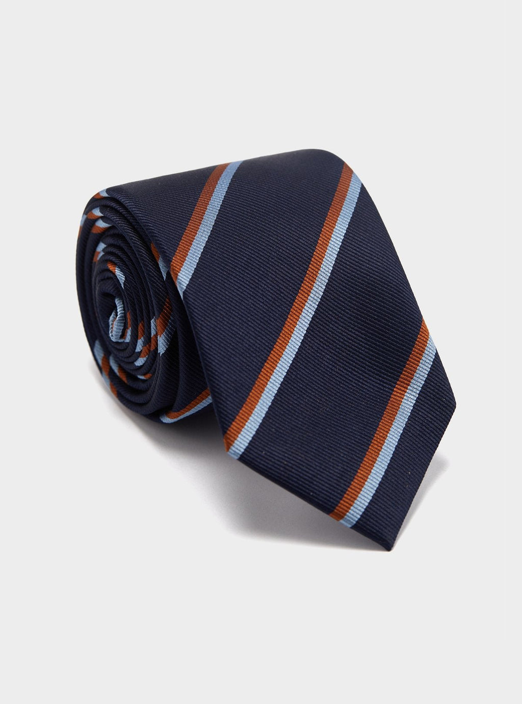 Patterned tie in 100% silk