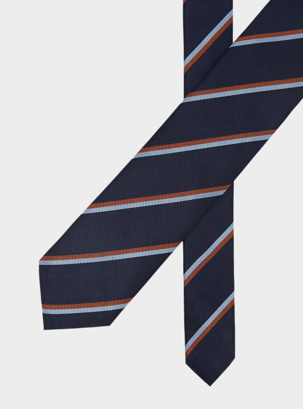 Patterned tie in 100% silk