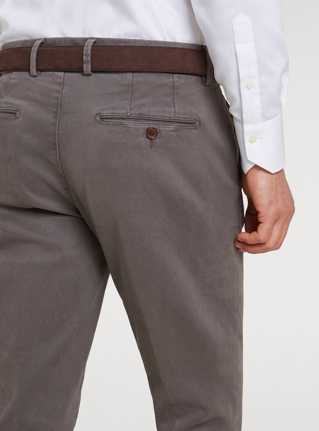 Cotton chinos with American pockets