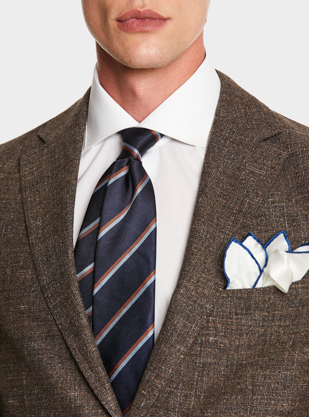 Giacca operata in misto lana lino e seta-2