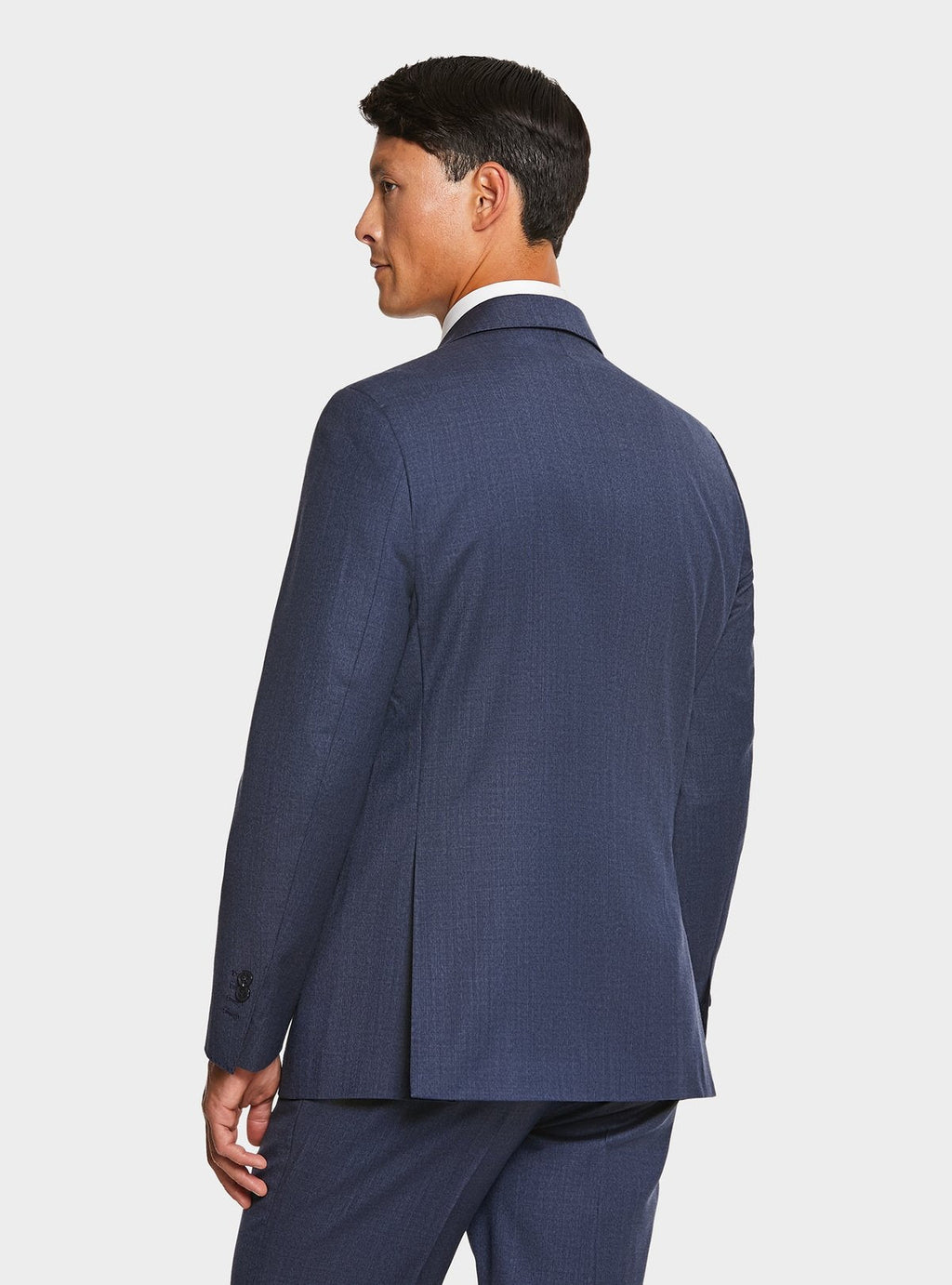 Houndstooth wool suit in pure wool