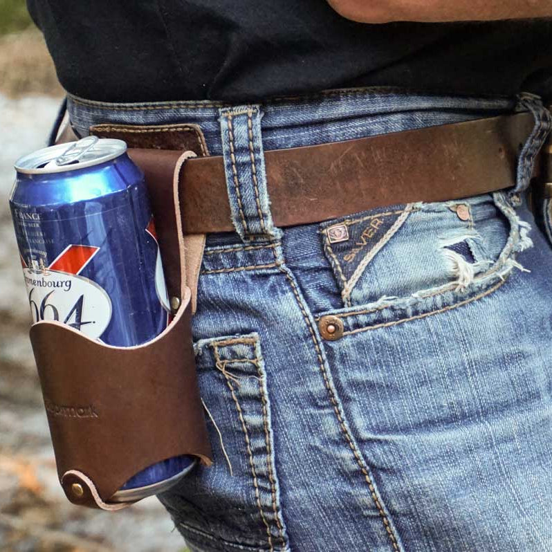 Leather Beer Belt Holster