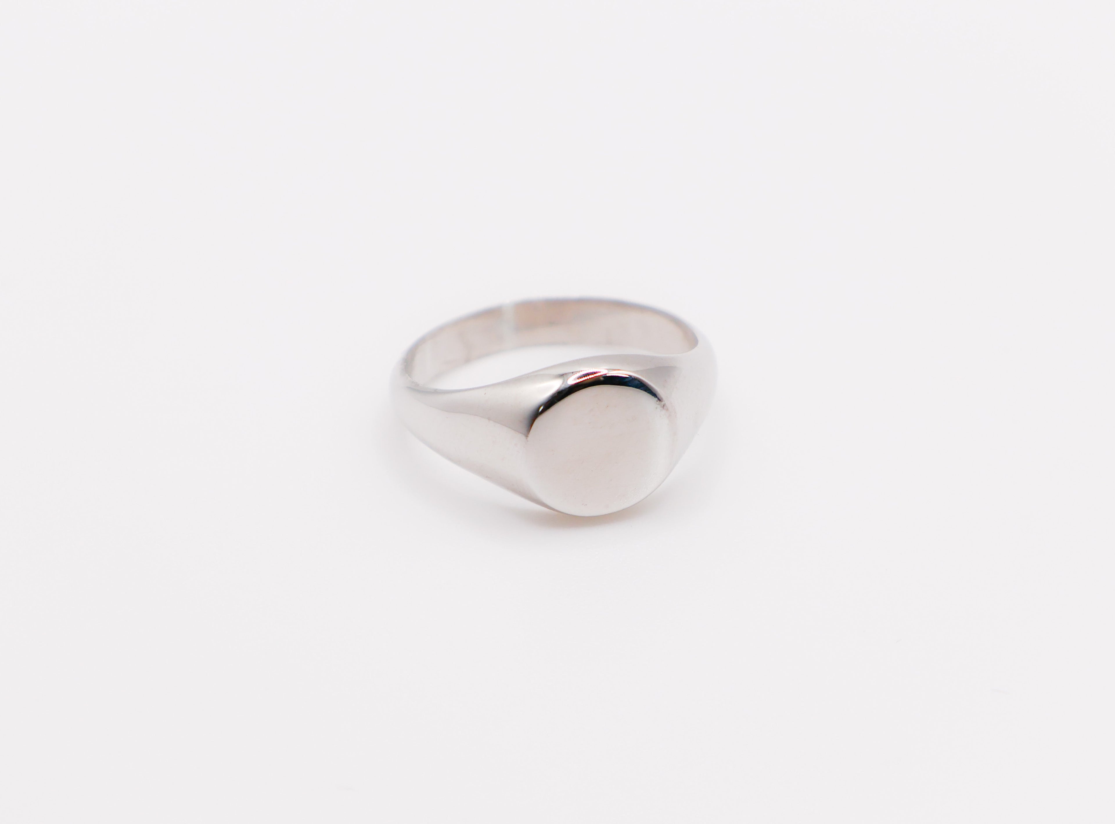 Italian Oval Silver Ring-0